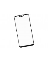 Zaokrąglone szkło hartowane 3D do telefonu OnePlus 6 A6000, A6003 - kolor CZARNY