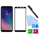 Zaokrąglone szkło hartowane 3D do telefonu Samsung Galaxy A6 2018- kolor CZARNY