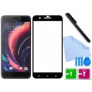 Zaokrąglone szkło hartowane 3D do telefonu HTC X10 - kolor CZARNY