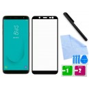 Zaokrąglone szkło hartowane 3D do telefonu Samsung Galaxy J6 2018 SM-J600F, SM-J600G, SM-J600FN - kolor CZARNY