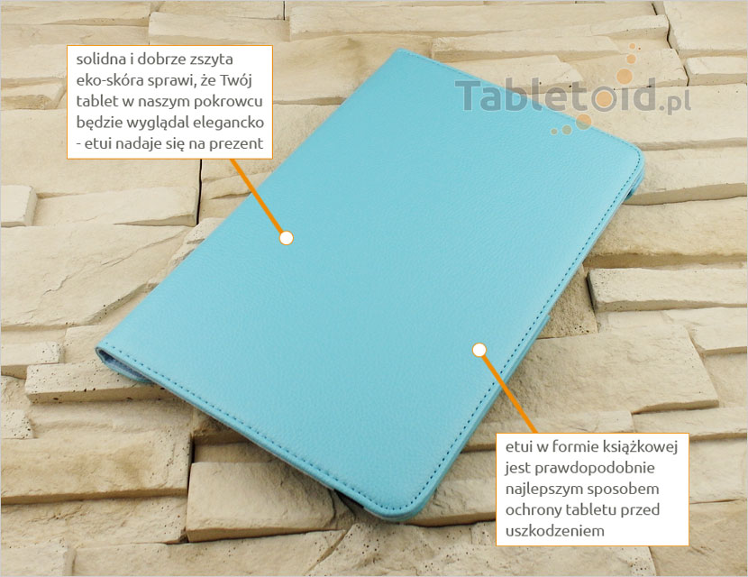 pokrowiec z funkcja obrotu na tablet