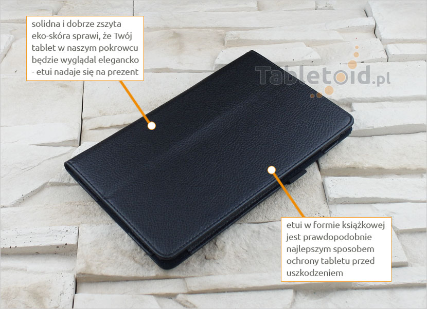 pokrowiec na tablet z eko-skóry
