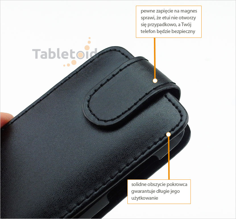 etui dedykowane na telefon HTC One V