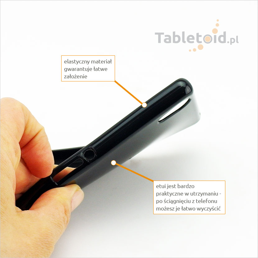 elastyczne etui do telefonu wygięcia w etui do Sony Xperia Z2