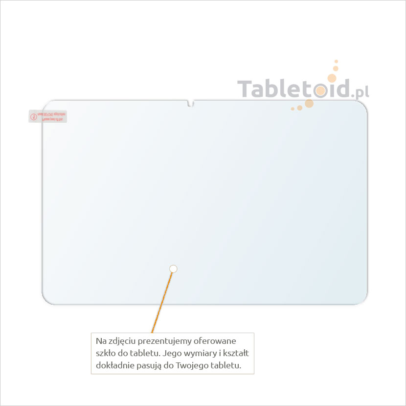 Dedykowane szkło (tempered glass) na tablet LG G Pad 2 V930 Dedykowane szkło hartowane (glass) na tablet LG G Pad 2 10,1
