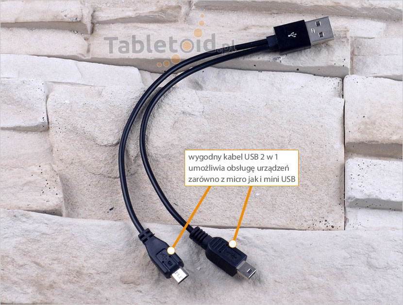 kabel mini i micro USB do zwykłego USB – do tablet kabel mini i micro USB do zwykłego USB – do tablet